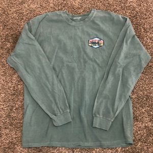 Green extra large long sleeve T-shirt
